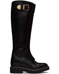 Chloé - Black Noua High Boots - Lyst