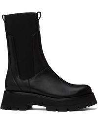 3.1 Phillip Lim - Kate Lug Sole Boots - Lyst