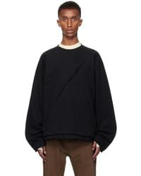 【関税込み】NULLUS グレー Diagonal Slit スウェットシャツ nullus Diagonal Slit スウェットシャツグレー