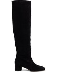 Aeyde - Willa Suede Over-Knee Boots - Lyst
