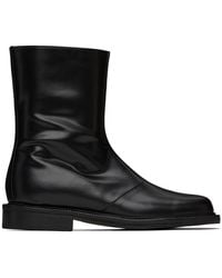 LE17SEPTEMBRE - Leather Ankle Boots - Lyst