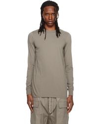 Rick Owens - Taupe Tower Level Ls T-Shirt - Lyst