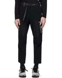 and wander - Black Belted Trousers - Lyst