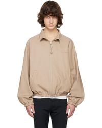Courreges - Cotton Zipped Bomber Jacket - Lyst