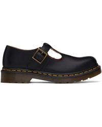 Dr. Martens - Chaussures oxford noires polley - Lyst