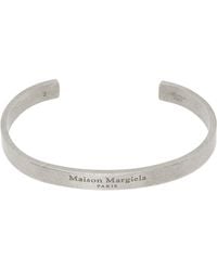 Maison Margiela - シルバー ロゴ ブレスレット - Lyst