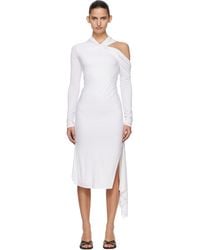 AARON ESH - Jersey Twist Strap Midi Dress - Lyst