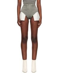 Rick Owens - Temple Dirt Cutoffs Shorts - Lyst