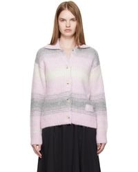 KENZO - Paris Speed Stripe' Cardigan - Lyst