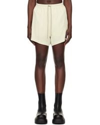 Rick Owens - オフホワイト Hollywood ボクサー ショートパンツ - Lyst