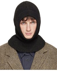 Lemaire Hood Lambswool Balaclava in Black for Men | Lyst