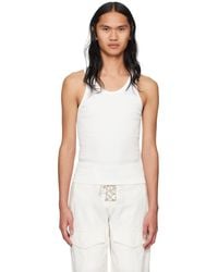 Dion Lee - White Rivet Tank Top - Lyst