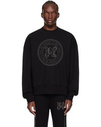 Palm Angels - Black Milano Stud Sweatshirt - Lyst