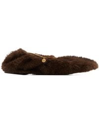 Stella McCartney - Mink Ankle Chain Ballerina Flats - Lyst