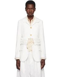 COMME DES GARÇON BLACK - Polyester Soft Twill Blazer - Lyst