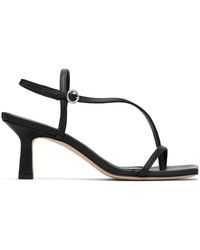 Aeyde - Elise Leather Toe-Post Heeled Sandals - Lyst