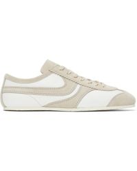 Dries Van Noten - Baskets Blanc Et En Suède - Lyst