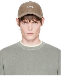 A.P.C. - Charlie Baseball Cap - Lyst
