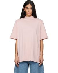 The Attico - Padded Shoulder T-Shirt - Lyst