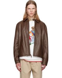 Polo Ralph Lauren - 'The Bayville' Leather Jacket - Lyst