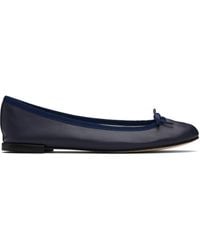 Repetto - ネイビー Cendrillon バレエシューズ - Lyst