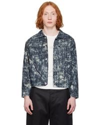 TAIGA TAKAHASHI - インディゴ＆オフホワイト Lot. 703 デニムジャケット - Lyst