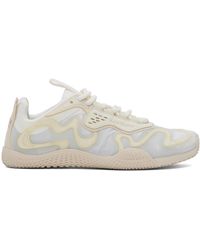 Acne Studios - White & Off-white Lace-up Sneakers - Lyst