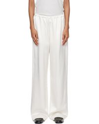 Rohe - Relaxed Fit Satin Trousers - Lyst