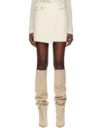 Nanushka - Off-white Susan Miniskirt - Lyst