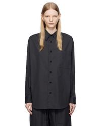 Lemaire - Ssense Exclusive Gray Shirt - Lyst