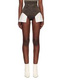 Rick Owens - Temple Dirt Cutoffs Shorts - Lyst