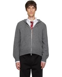 Thom Browne - Geese Intarsia Merino Wool Hoodie - Lyst