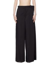 Pushbutton - Side Folded Wide Trousers - Lyst