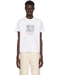 メンズ Ganni ホワイト リラックス Strawberry Tシャツ | Lyst