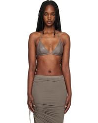 Rick Owens - Temple Waxy Lamb Leather Bra - Lyst