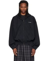 Vetements - Classic Logo Zip Up Hoodie - Lyst