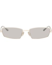 Gucci - Rectangular Frame Sunglasses - Lyst