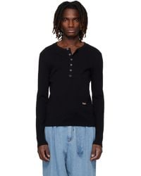 Rhude - Logo Ls Henley - Lyst