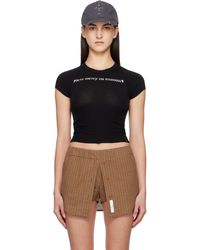 トップス Praying God's Favorite Crop Black Praying SSENSE Exclusive Black 'God's Favorite' T-Shirt Praying
