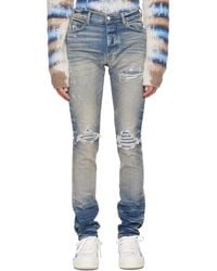 Amiri - Blue Crystal Mx-1 Jeans - Lyst
