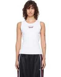 Martine Rose - Embroidered-Logo Tank Top - Lyst