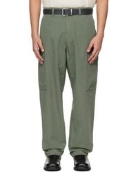 Barbour - Khaki Spey Poplin Relaxed Cargo Pants - Lyst