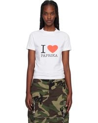 Vetements - ホワイト I Love Paprika Tシャツ - Lyst