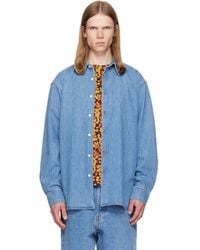 Dries Van Noten - Loose Denim Shirt - Lyst