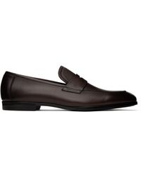 Tom Ford - Supple Grain Leather Sean Penny Loafers - Lyst