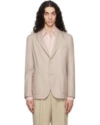 BOSS - Slim-Fit Cotton-Blend Blazer - Lyst