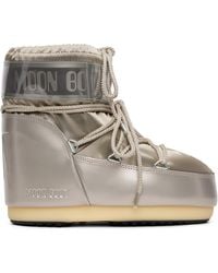 Moon Boot - Icon Low Glance Satin Boots - Lyst