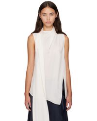 Acne Studios - Silk Sleeveless Blouse - Lyst