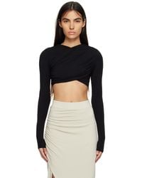 Han Kjobenhavn - Cropped Long Sleeve T-Shirt - Lyst