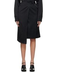 Our Legacy - Black Work Sarong Midi Skirt - Lyst